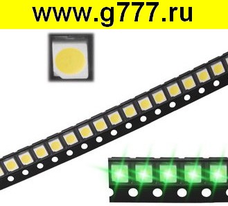чип светодиод smd LED 3528 XL-3528UGC чип светодиод