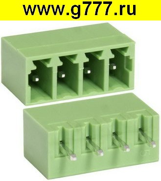 Клеммник Разъём Клеммник 15EDGVC-3.81-04P-14-00Z(H)
