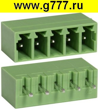 Клеммник Разъём Клеммник 15EDGVC-3.81-05P-14-00Z(H)