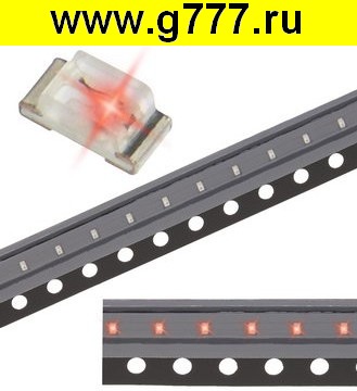 чип светодиод smd LED 0402(1005) XL-1005SURC чип светодиод