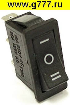 Переключатель клавишный Клавишный переключатель RS-103-16C ON-OFF-ON