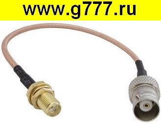 Разъём BNC Разъём BNC-J/SMA-JKY RG316 15cm Высокочастотный