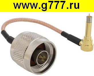 Разъём высокочастотный Разъём Высокочастотный N-P/C2-P RG316 10cm