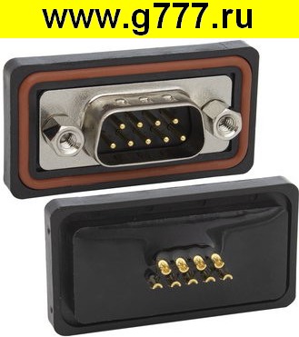Разъём D-sub Разъём D-sub DB-9M IP67 screw