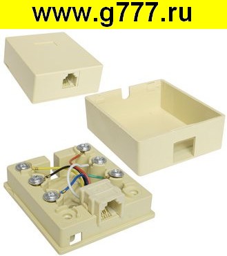 Разъём RJ-12 Разъём RJ-12 TJC-6P6C