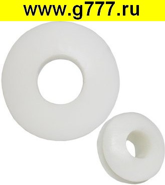 Втулка Втулки 4х10х6х5.5х1.5 white