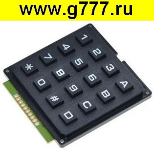 запчасть для бытовой техники Клавиатура KB-16-4x4-ABS