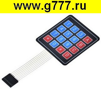 запчасть для бытовой техники Клавиатура KB-16-4x4-MEM