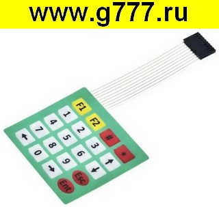 запчасть для бытовой техники Клавиатура KB-20-4x5-MEM