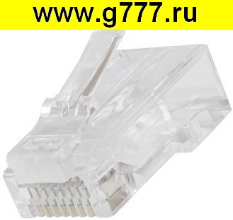 Разъём RJ-45 Разъём RJ-45 (TP-8P8C) Cat6 сквозной