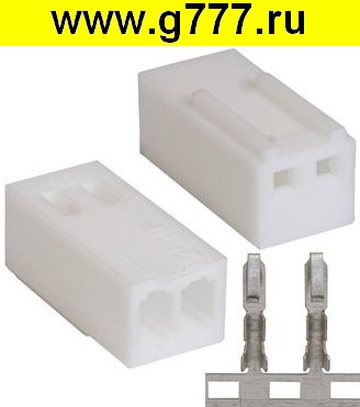 Разъём Питания низковольтный Разъём Питания низковольтный HU-02 pitch 2.54mm+Terminal