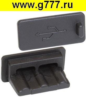 Разъём USB микро Разъём USB-микро 01 black Usb Rubber plug