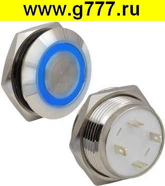 кнопка Кнопка антивандальная GQ19TF-10E/B/N off-(on)