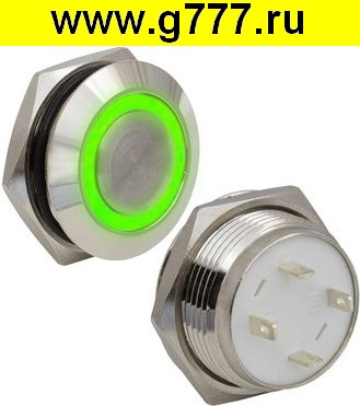 кнопка Кнопка антивандальная GQ19TF-10E/G/N off-(on)
