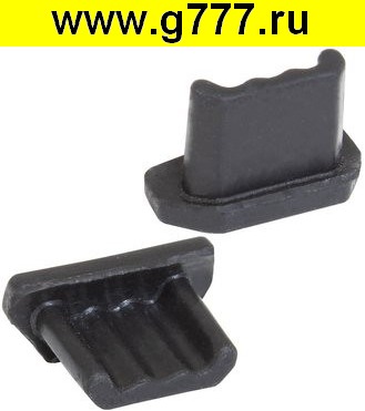 Разъём USB микро Разъём USB-микро 02 black Usb Rubber plug