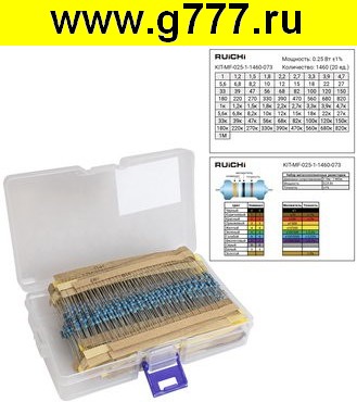 резистор Резистор KIT-MF-025-1-1460-073
