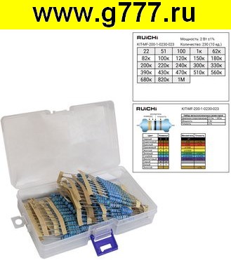 резистор Резистор KIT-MF-200-1-0230-023