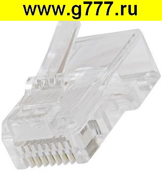 Разъём RJ-45 Разъём RJ-45 (TP-8P8C) Cat5E сквозной