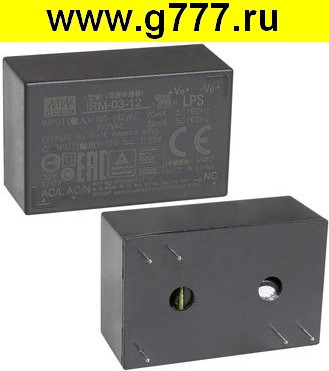Конвертор DC-DC IRM-03-12-MW