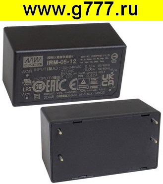 Конвертор DC-DC IRM-05-12-MW