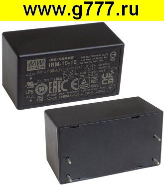 Конвертор DC-DC IRM-10-12-MW