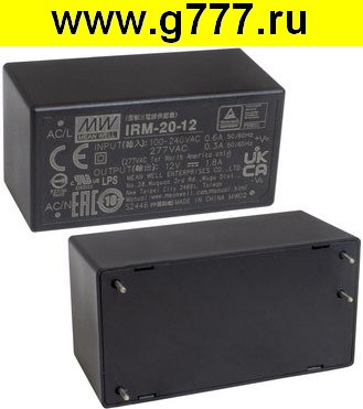 Конвертор DC-DC IRM-20-12-MW