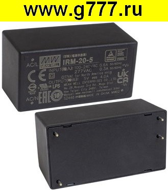 Конвертор DC-DC IRM-20-5-MW