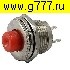 кнопка Кнопка PSW-3-R 220В 0.3А 6мм