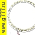 Кольцо светодиодное Ангельские глазки 1210 R 110мм красный «Ангельские глазки»(круг-подсветка фар)