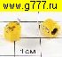 конденсатор Подстроечный 6,8-45пф желтый TZ03 dip (диаметр 6мм) TZ03P450F169 (100в) конденсатор переменный