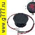 прибор Вольтметр 4-100в круглый красный дисплей диаметр 34мм встраиваемый