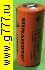 Аккумулятор цилиндрический литиевый Элемент (14335) ER14335 (2/3AA, 1600mAh, Li-SOCl2) Minamoto аккумулятор 3,6в